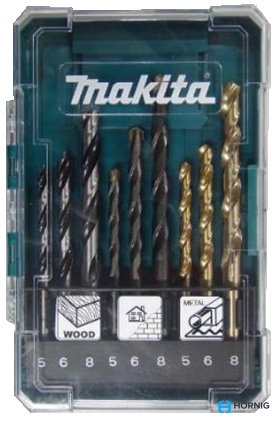 Makita D-71962 Sada vrtáků 9ks s válcovitou stopkou