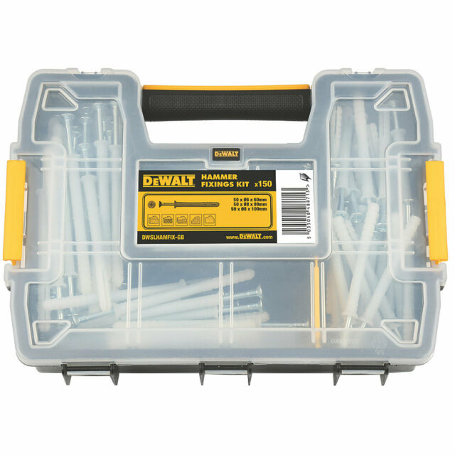 DeWALT sada 150ks natloukací hmoždinky