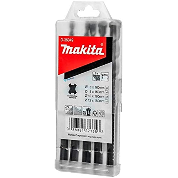 Makita D-36049 sada vrtáků SDS Plus 5ks