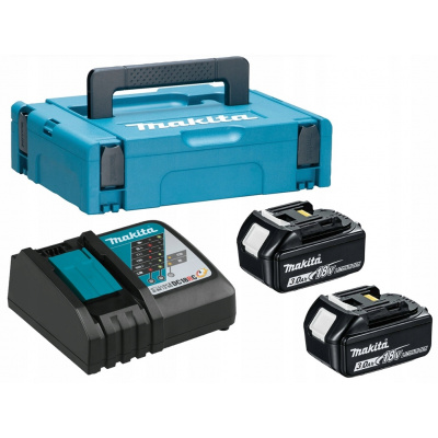 Makita 197952-5 2xBL1830B + DC18RC