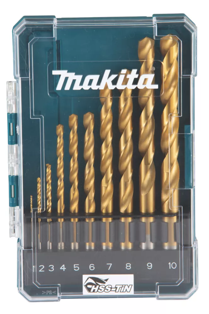 Makita D-72849 Sada vrtáků 10ks s válcovitou stopkou