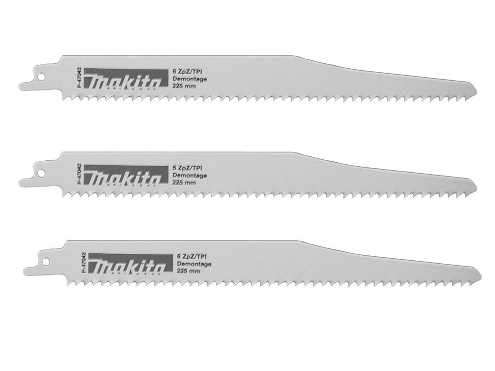 Makita P-47042 pilové listy 225mm , sada 3ks