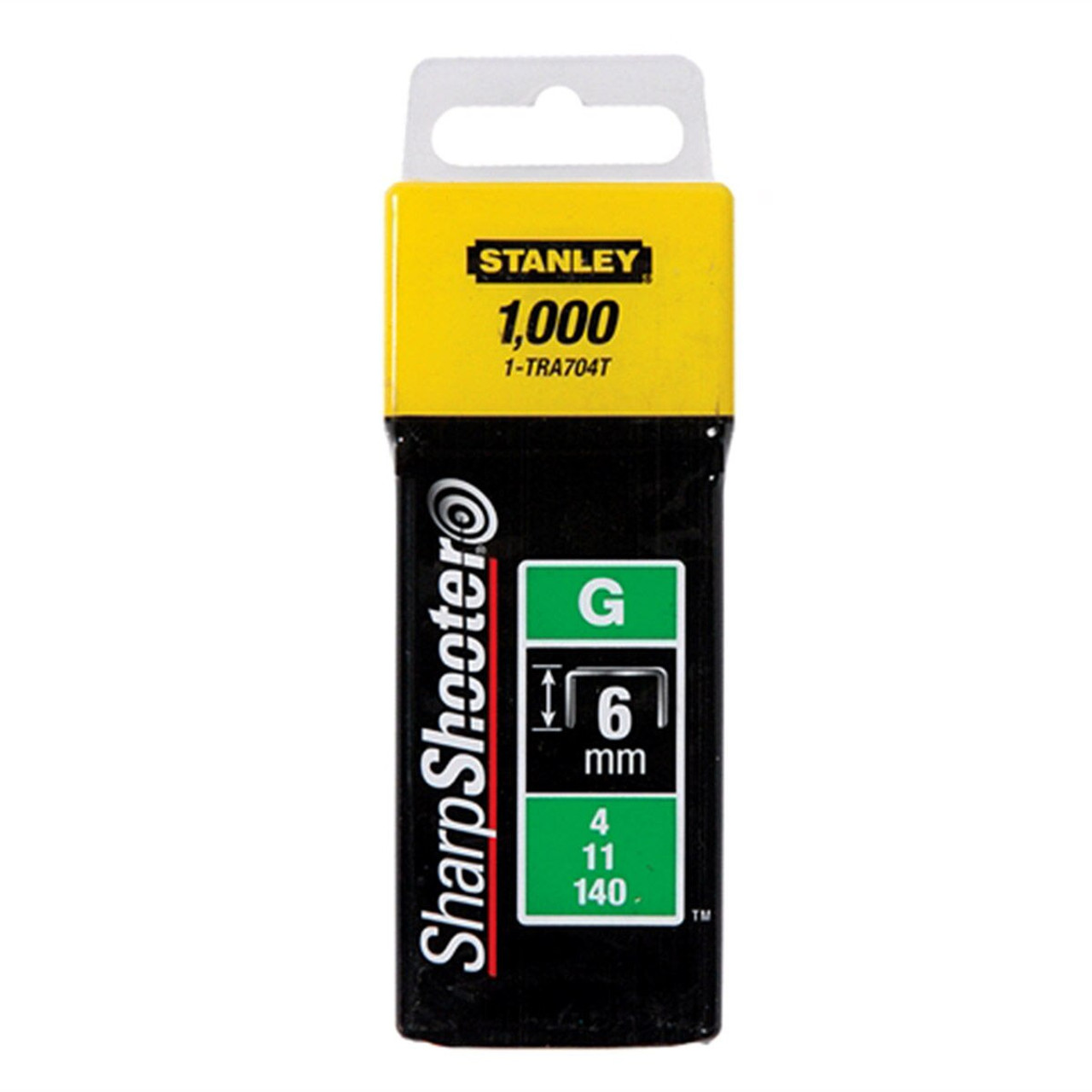 Stanley 1-TRA704T Heavy-Duty Sponky 6mm ,1000ks