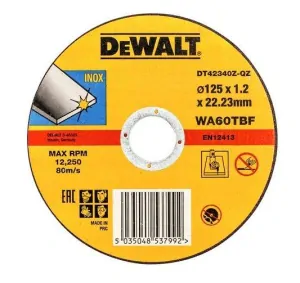 DeWALT DT42340TZ řezný kotouč 125x1,2mm