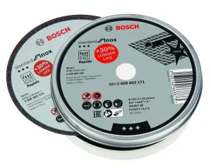 BOSCH řezný kotouč 125x1mm 2608603171 sada 10ks