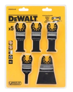 DeWALT DT20732 Sada nářadí s oscilačními čepelemi 5 ks