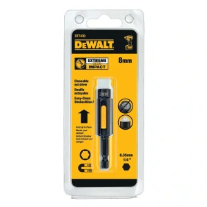 DeWALT DT7430 čistitelný nástavec na matice pro rázové utahováky 8 x 75 mm