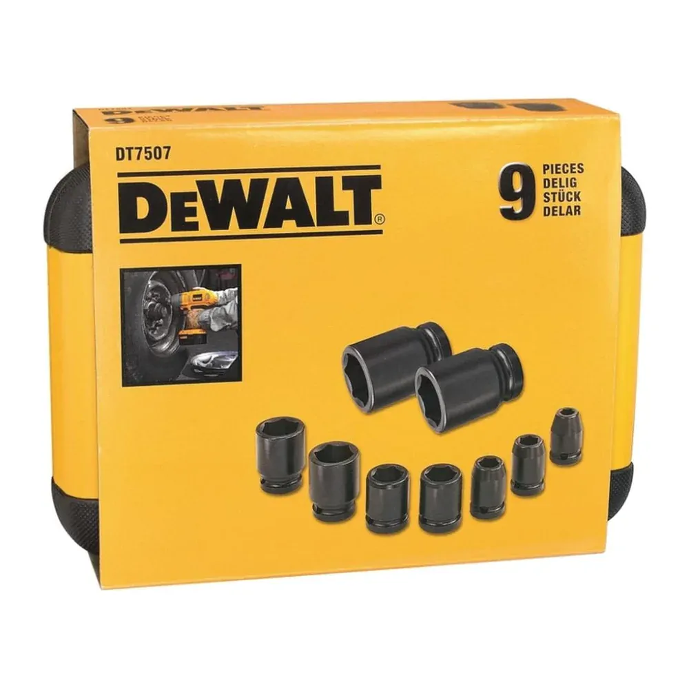 DeWALT DT7507 sadanástrčných klíčů 9 dílná