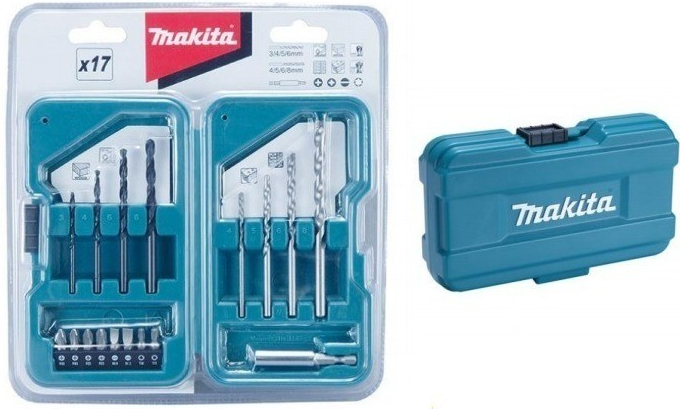 Sada bitů MAKITA 17 dílná D-40216,