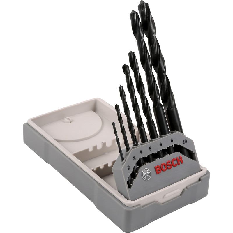 BOSCH sada vrtáků 7 dílná HSS-R 2607017036